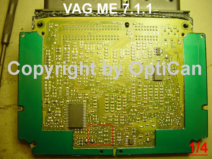 Bosch ME 7.1.1 (Skoda) pinout diagram 9